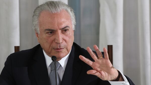 Michel Temer, presidente de Brasil - Sputnik Mundo