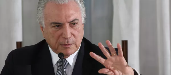 Michel Temer, presidente de Brasil Michel Temer, presidente de Brasil - Sputnik Mundo