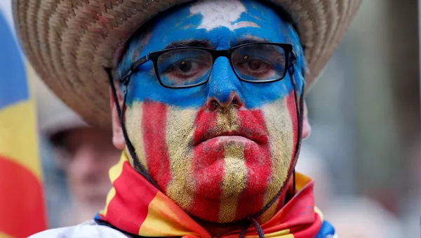 El partidario de la independencia de Cataluña