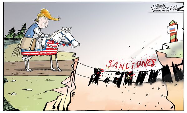 Trump y las sanciones  - Sputnik Mundo