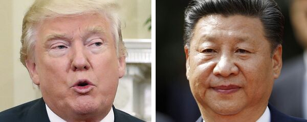 Donald Trump y Xi Jinping - Sputnik Mundo