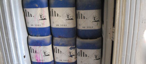 Fábrica de armas químicas de los radicales en Alepo - Sputnik Mundo