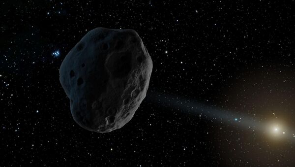 Imagen gráfica del asteroide 2016 WF9 - Sputnik Mundo