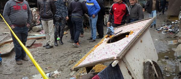 Las explosiones en Bagdad Las explosiones en Bagdad - Sputnik Mundo