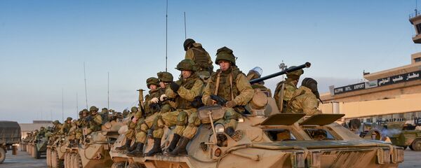 Zapadores y soldados rusos en Alepo, Siria (archivo) Zapadores y soldados rusos en Alepo, Siria (archivo) - Sputnik Mundo