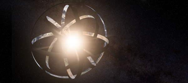 Impresión artística de la megaestructura Esfera de Dyson alrededor de una hipotética estrella - Sputnik Mundo
