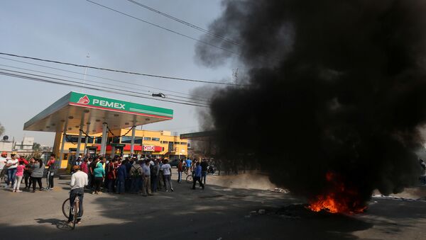 Protestas en México - Sputnik Mundo
