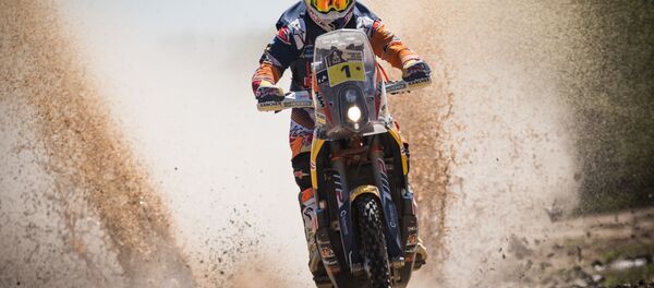 Un participante del rally Dakar (archivo) - Sputnik Mundo