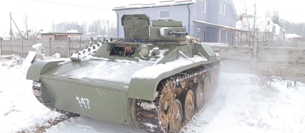 Réplica del tanque T-60 - Sputnik Mundo