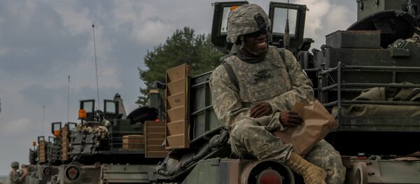 Abrams-Panzer in Deutschland - Archivbild - Sputnik Mundo