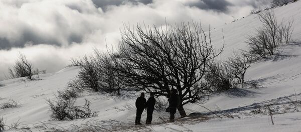 Un fuerte frente frío azotó Europa los primeros días de enero. En la zona norte de Finlandia los termómetros registraron temperaturas por debajo de los –40°С. En la península de Crimea —región sureña de Rusia — las temperaturas cayeron hasta los –5°С. Crimea, Rusia, 2 de enero de 2017. Un fuerte frente frío azotó Europa los primeros días de enero. En la zona norte de Finlandia los termómetros registraron temperaturas por debajo de los –40°С. En la península de Crimea —región sureña de Rusia — las temperaturas cayeron hasta los –5°С. Crimea, Rusia, 2 de enero de 2017. - Sputnik Mundo