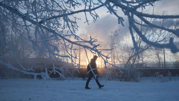 Frío extremo en Moscú - Sputnik Mundo