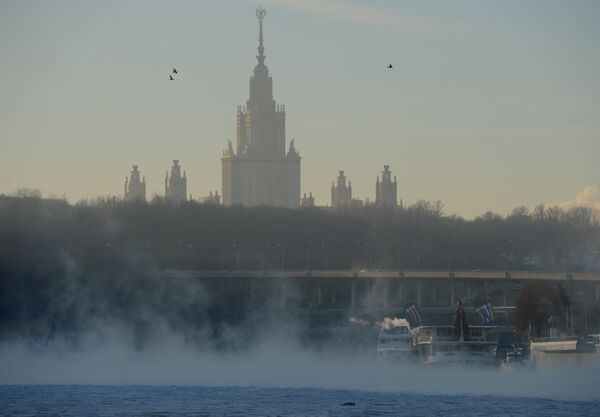 Frío extremo en Moscú - Sputnik Mundo