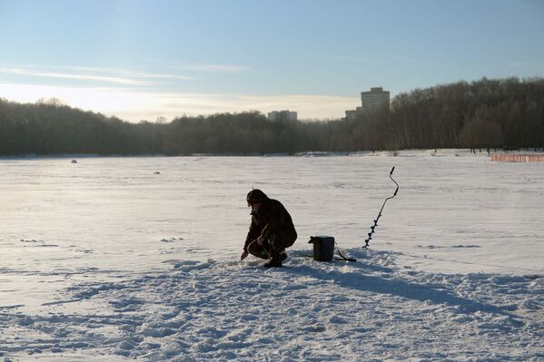 Frío extremo en Moscú - Sputnik Mundo