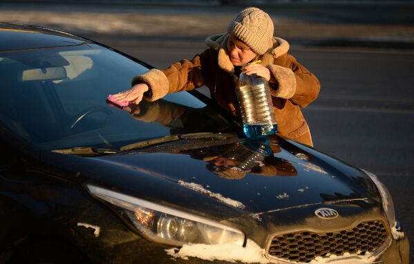 Frío extremo en Moscú - Sputnik Mundo