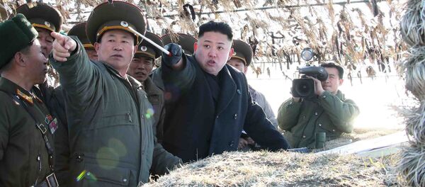 Kim Jong-un, líder de Corea del Norte (archivo) - Sputnik Mundo