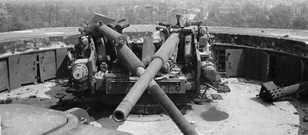 Cañones antiaéreos de la Alemania nazi (archivo) - Sputnik Mundo
