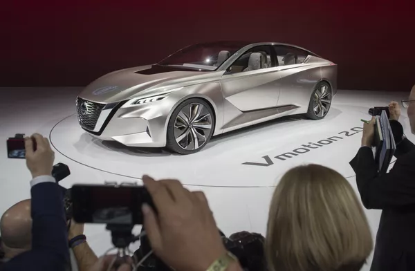 Salón del Automóvil de Detroit: belleza y sensualidad sobre cuatro ruedas Salón del Automóvil de Detroit: belleza y sensualidad sobre cuatro ruedas - Sputnik Mundo