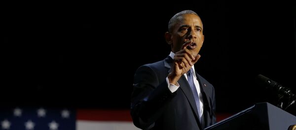 Barack Obama, presidente saliente de EEUU Barack Obama, presidente saliente de EEUU - Sputnik Mundo
