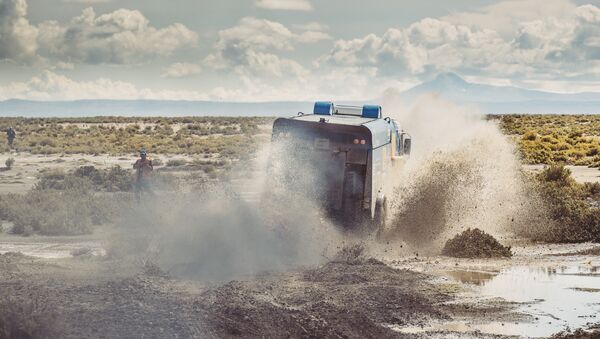 Dmitry Sotnikov (RUS) of KAMAZ - Master races during stage 8 of Rally Dakar 2017 from Uyuni, Bolivia to Salta, Argentina on January 10, 2017. - Sputnik Mundo