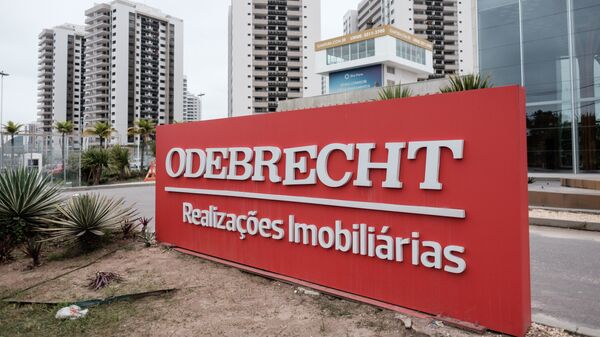 Logo de la empresa Odebrecht - Sputnik Mundo