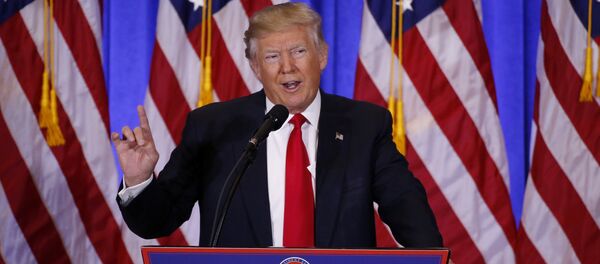 La primera rueda de prensa de Donald Trump tras ganar las elecciones presidenciales de EEUU - Sputnik Mundo