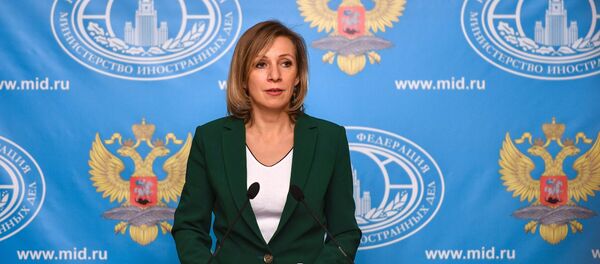 María Zajárova, portavoz del Ministerio de Exteriores de Rusia - Sputnik Mundo