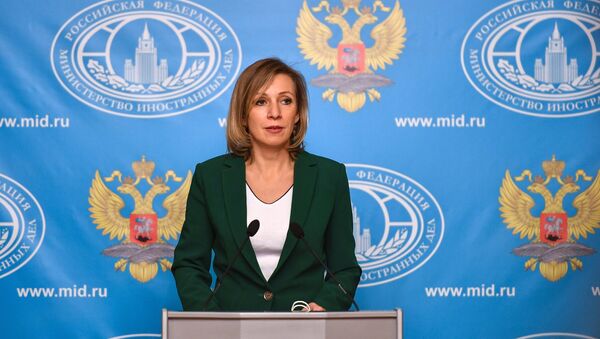 María Zajárova, portavoz del Ministerio de Exteriores de Rusia - Sputnik Mundo