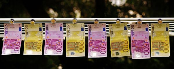 Billetes de euro (imagen referencial) - Sputnik Mundo