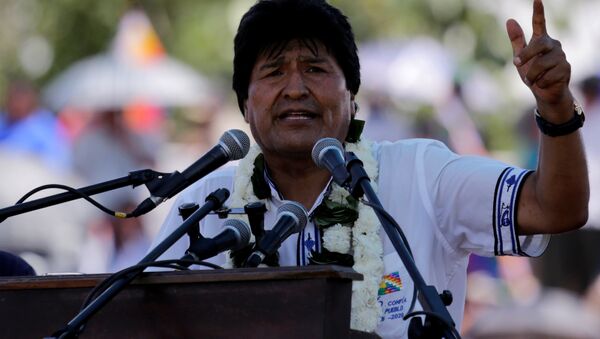 Evo Morales, presidente de Bolivia - Sputnik Mundo