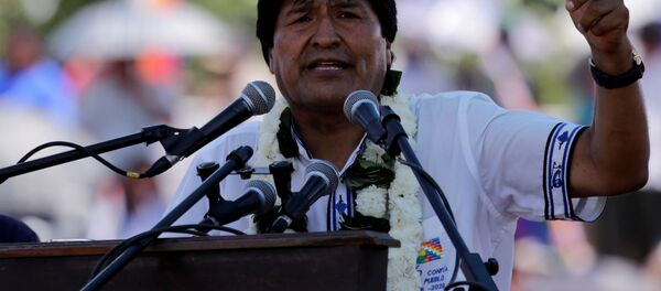 Evo Morales, presidente de Bolivia - Sputnik Mundo