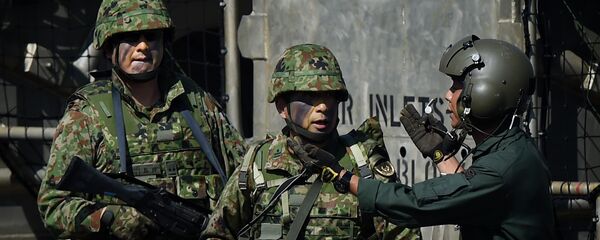 Militares japoneses (archivo) - Sputnik Mundo