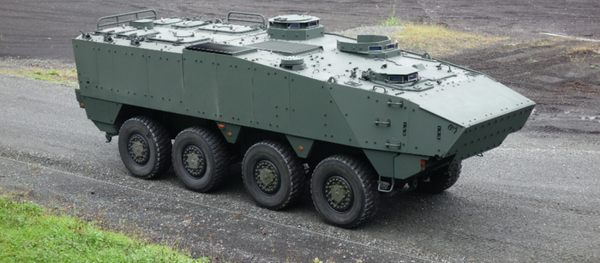Vehículo Blindado de Ruedas Mejorado Vehículo Blindado de Ruedas Mejorado - Sputnik Mundo