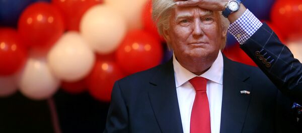 Figura de Donald Trump en el Museo de Cera de Madrid - Sputnik Mundo