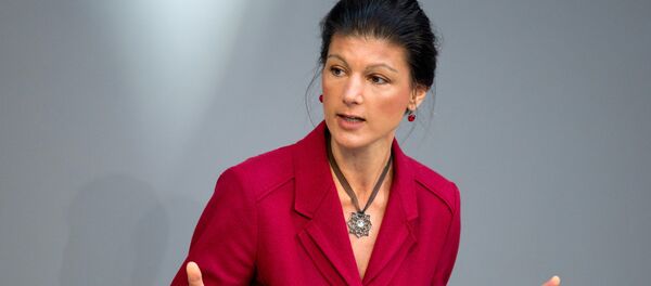 Sahra Wagenknecht, líder de la facción parlamentaria alemana Die Linke - Sputnik Mundo