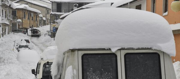 La nevada en Italia (imagen referencial) - Sputnik Mundo