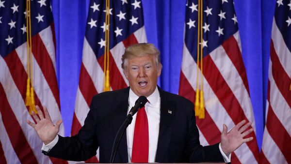 Donald Trump, presidente de EEUU - Sputnik Mundo