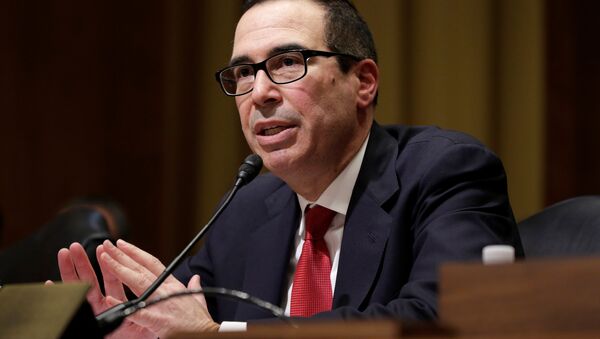 Steven Mnuchin, el secretario del Tesoro de EEUU - Sputnik Mundo