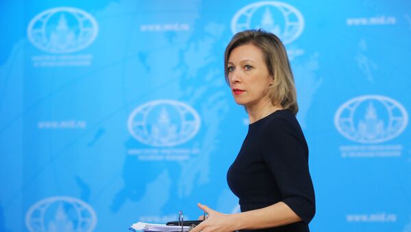 María Zajárova, portavoz del Ministerio de Exteriores de Rusia - Sputnik Mundo