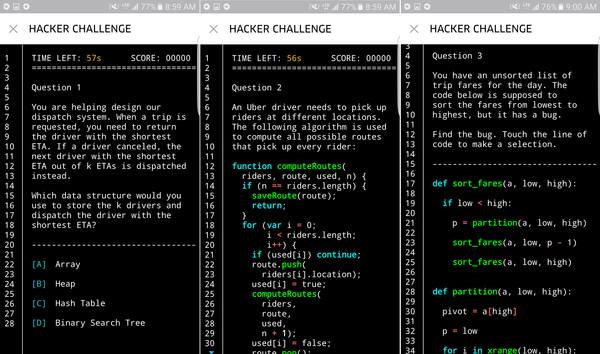 Las tres pantallas secretas de Uber Las tres pantallas secretas de Uber - Sputnik Mundo
