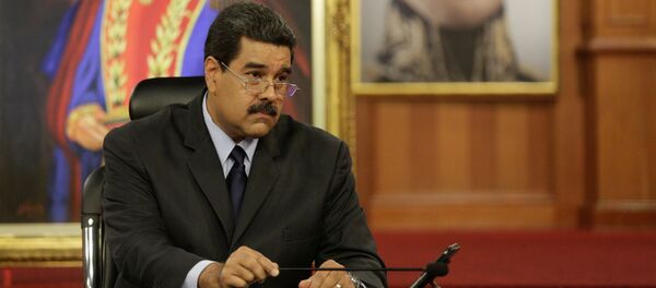 Venezuela's President Nicolas Maduro talks to the media during a news conference at Miraflores Palace in Caracas Venezuela's President Nicolas Maduro talks to the media during a news conference at Miraflores Palace in Caracas - Sputnik Mundo