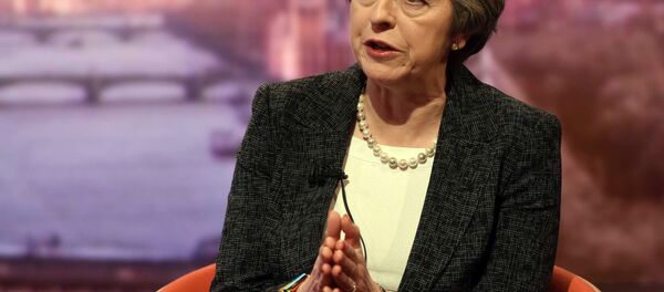 Theresa May, primera ministra de Reino Unido - Sputnik Mundo