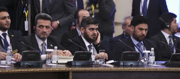 Mohammad Alloush, jefe de la delegación de la oposición siria en Astaná - Sputnik Mundo