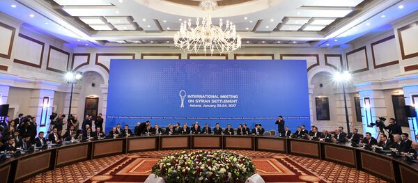 Las consultas sirias en Astaná (Archivo) - Sputnik Mundo