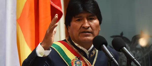 Evo Morales, presidente de Bolivia (archivo)
Evo Morales, presidente de Bolivia (archivo)
- Sputnik Mundo