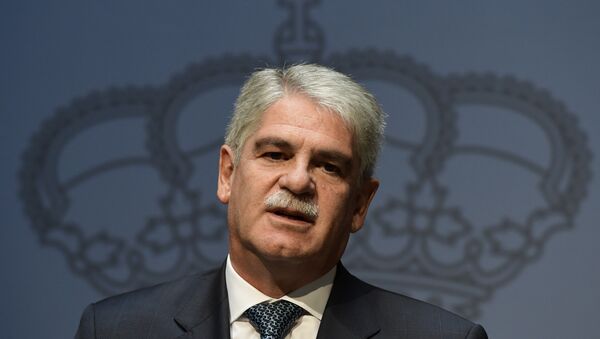 Alfonso Dastis, canciller de España - Sputnik Mundo