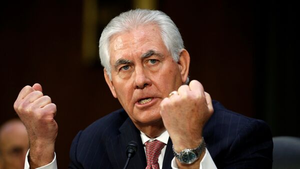 Rex Tillerson, secretario de Estado de EEUU (archivo) - Sputnik Mundo