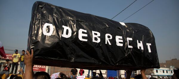 Inscripción 'Odebrecht' - Sputnik Mundo