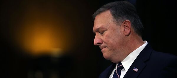Representative Mike Pompeo pauses as he testifies before a Senate Intelligence hearing on his nomination to head the CIA on Capitol Hill in Washington - Sputnik Mundo