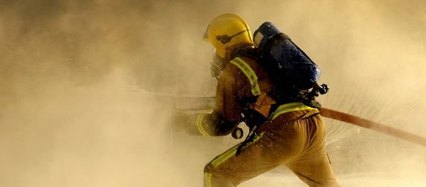 Un bombero (imagen referencial) Un bombero (imagen referencial) - Sputnik Mundo